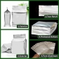 5 pcs Block Bottom Bag Aluminum Foil Zip Lock Snack Products Packaging Made in China